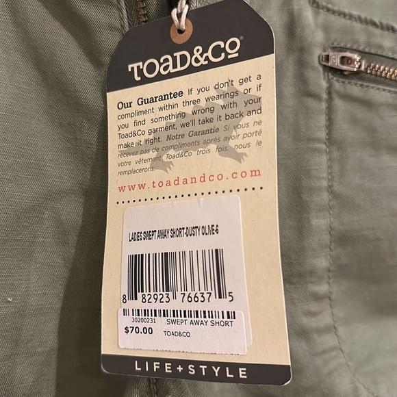 Toad & Co shorts - Picture 2 of 9